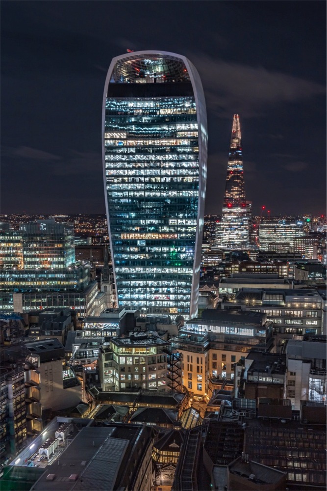 20 Fenchurch Street aka Walkie Talkie & The Shard, London, England, UK.