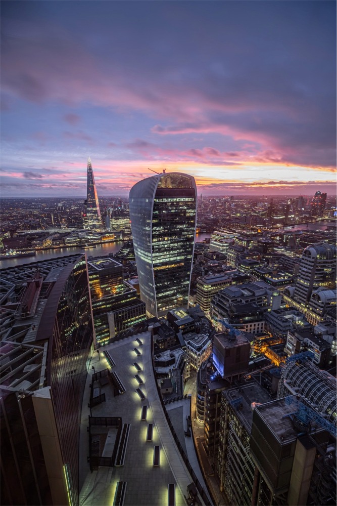 20 Fenchurch Street aka Walkie Talkie & The Shard, London, England, UK.