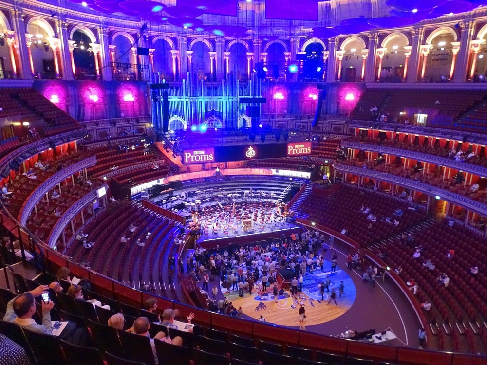 The Royal Albert Hall auditorium, London, England, UK.