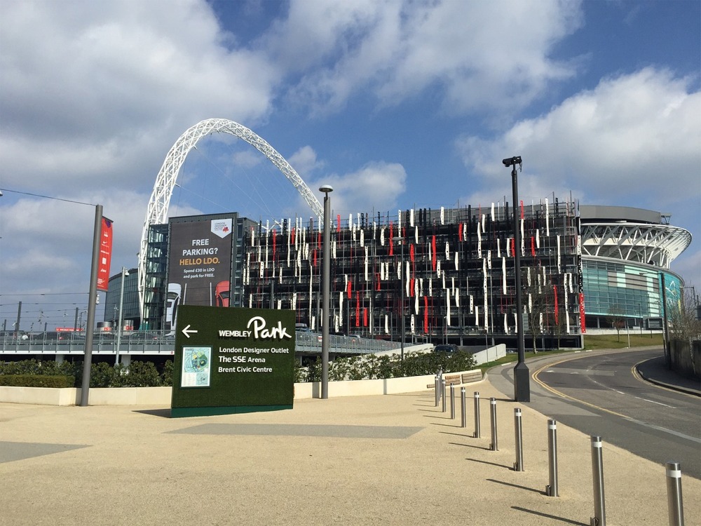 Wembley Football Stadium, London, England, UK.