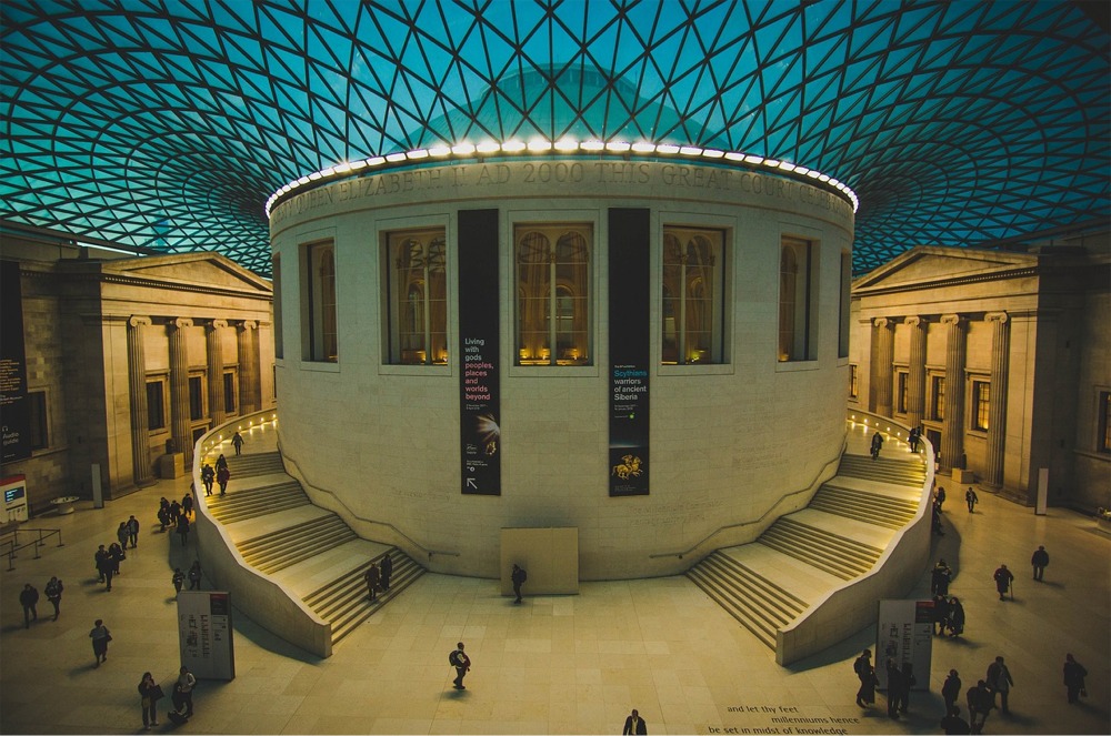 The Great Court, British Museum, London, England, UK.