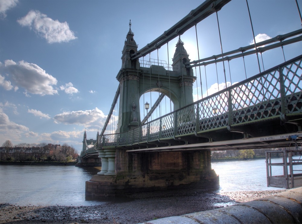 Hammersmith Bridge, London, England, UK.